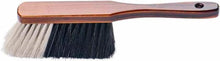 BÜMAG Hand Brush Horsehair Blend 29 cm, brown lacquered
