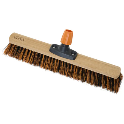 Siena GARDEN flat hall broom, A/E orange with All-Fix holder, anthracite / orange