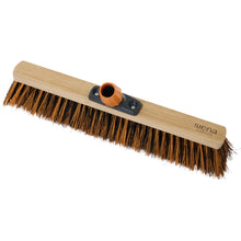 Siena GARDEN flat hall broom, A/E orange with All-Fix holder, anthracite / orange
