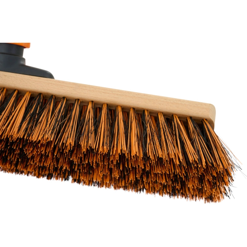 Siena GARDEN flat hall broom, A/E orange with All-Fix holder, anthracite / orange