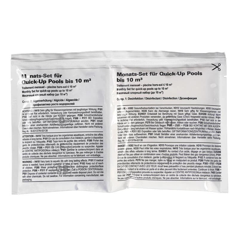 Bayrol Monthly Set Quick-Up Pool up to 10 m³ Disinfection Granules Combination