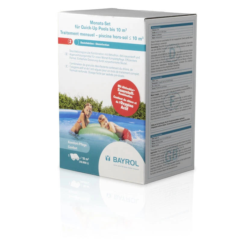 Bayrol Monthly Set Quick-Up Pool up to 10 m³ Disinfection Granules Combination