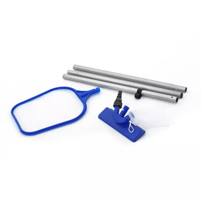Bestway® Flowclear™ Poolpflege Basis-Set mit Venturi-Sauger & Kescher
