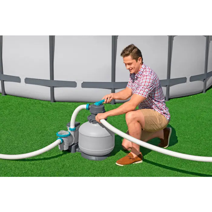 Bestway® Sandfilteranlage mit Zeitschaltuhr 6.056 l/h, 230 W