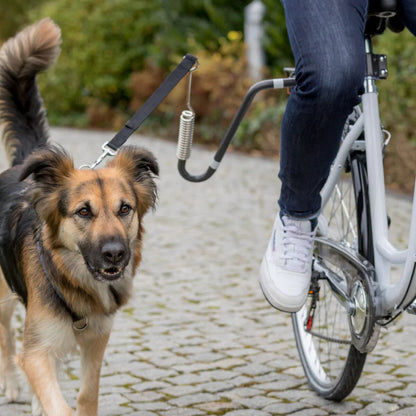 Trixie Biker-Set Fahrrad-Hundebügel in U-Form mit Abstandshalter und Federung