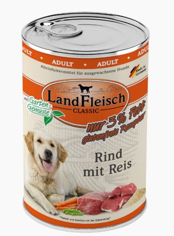 LandFleisch Dog Classic Beef with Rice