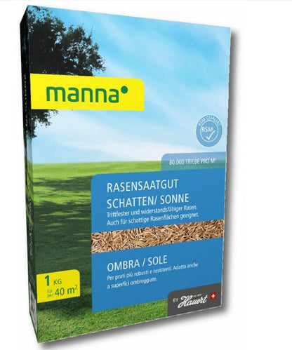 Manna Rasensamen  Sonnen- und Schattenrasen