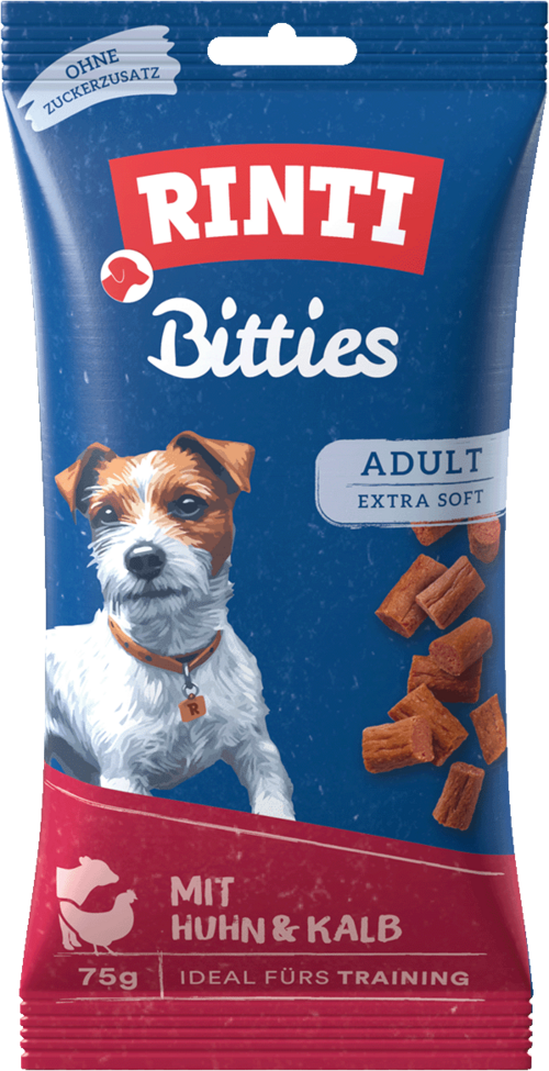 Rinti Bitties Adult Huhn & Kalb - Beutel