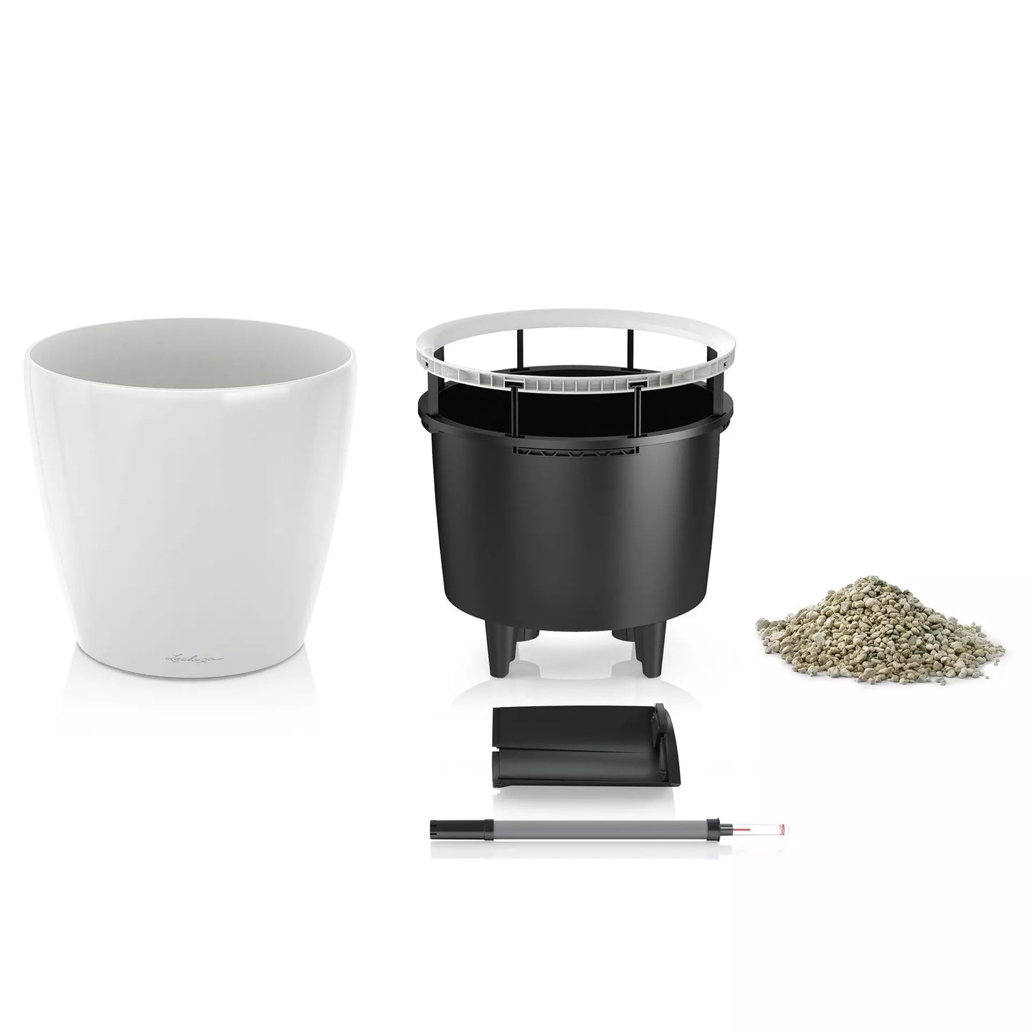 LECHUZA Pflanzenkübel CLASSICO Premium 43 LS Komplettset