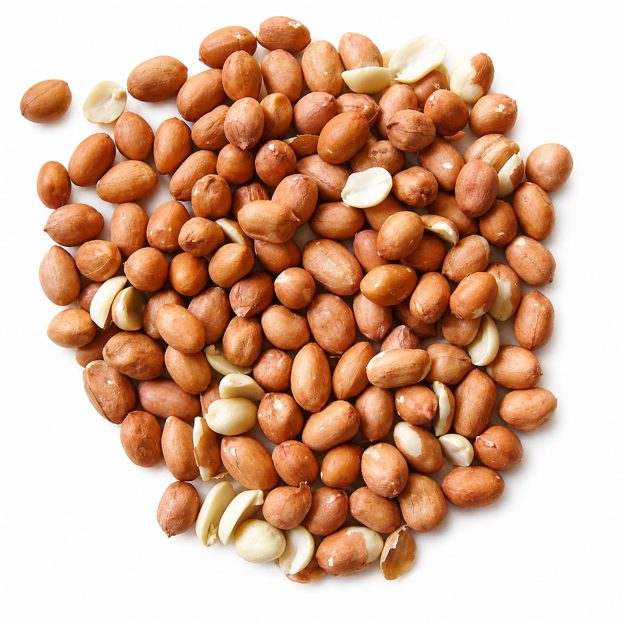 Spider nuts peeled
