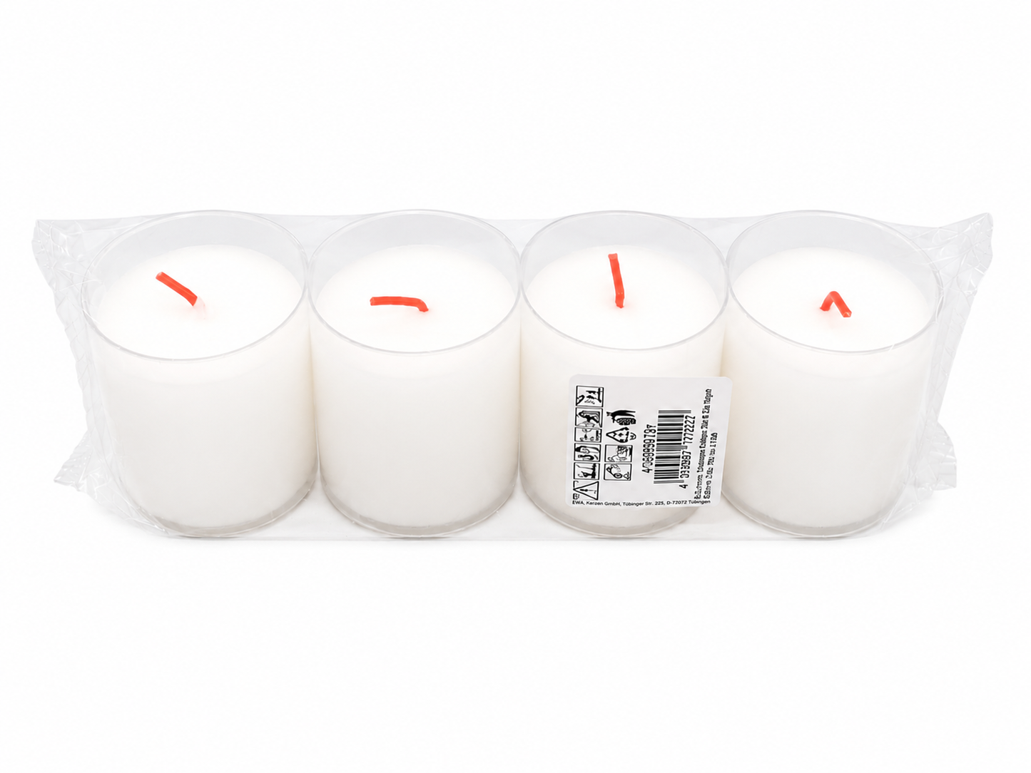 EWA Candles BURNER No. 2, Pack of 4 Grave Candles