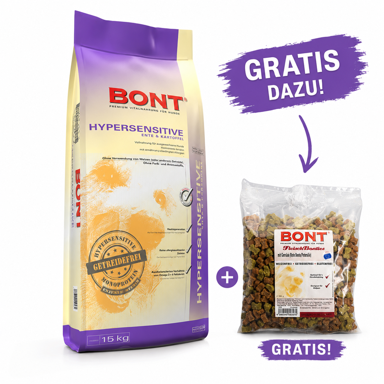 Bont Hypersensitive Ente & Kartoffel + GRATIS Aktion