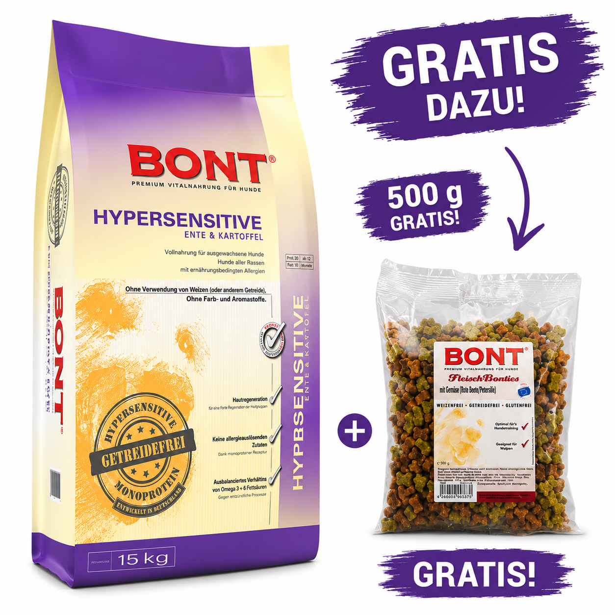 Bont Hypersensitive Ente & Kartoffel + GRATIS Aktion