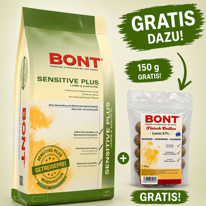 BONT Sensitive Plus Lamm-Kartoffel + GRATIS Aktion