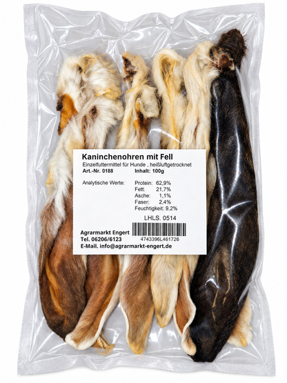 Agrarmarkt Engert Rabbit Ears with Fur