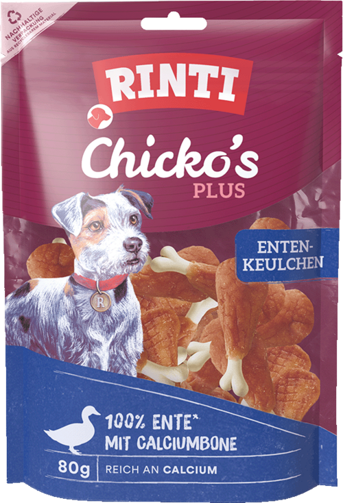 Rinti Chicko's Plus Entenkeulchen - Beutel