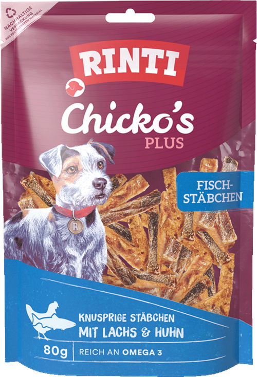 Rinti Chicko's Plus Fischstäbchen - Beutel