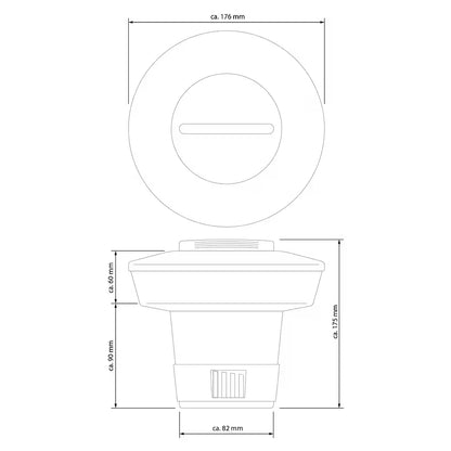 Chlorine Buoy IC Home - Blue White