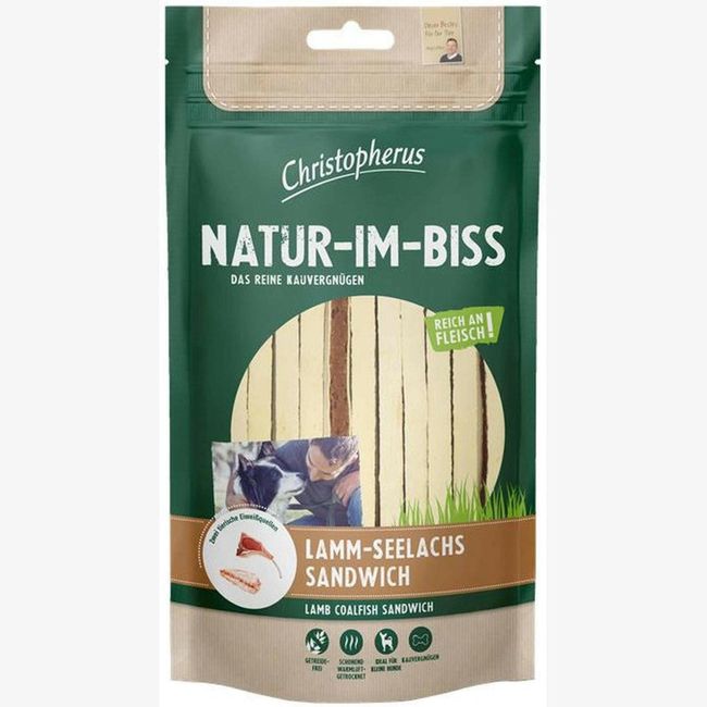 Christopherus NATUR-IM-BISS Snack Lamm Seelachs Sandwich