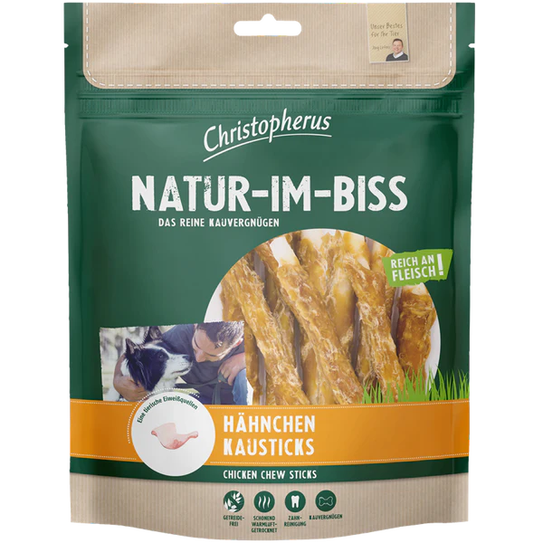 Christopherus Natural Chewing Snack - Chicken Chew Sticks