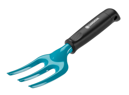 GARDENA Classic Blumengabel, Grabegabel für die Hand, schont die Wurzel, Breite 7,5 cm