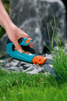 Comfort Grass Shears, rotatable, 4-colour info card