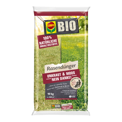 Compo BIO Rasendünger Unkraut & Moos Nein Danke