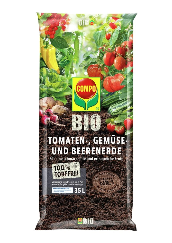 Compo Sana Organic Tomato, Vegetable and Berry Soil Peat-Free