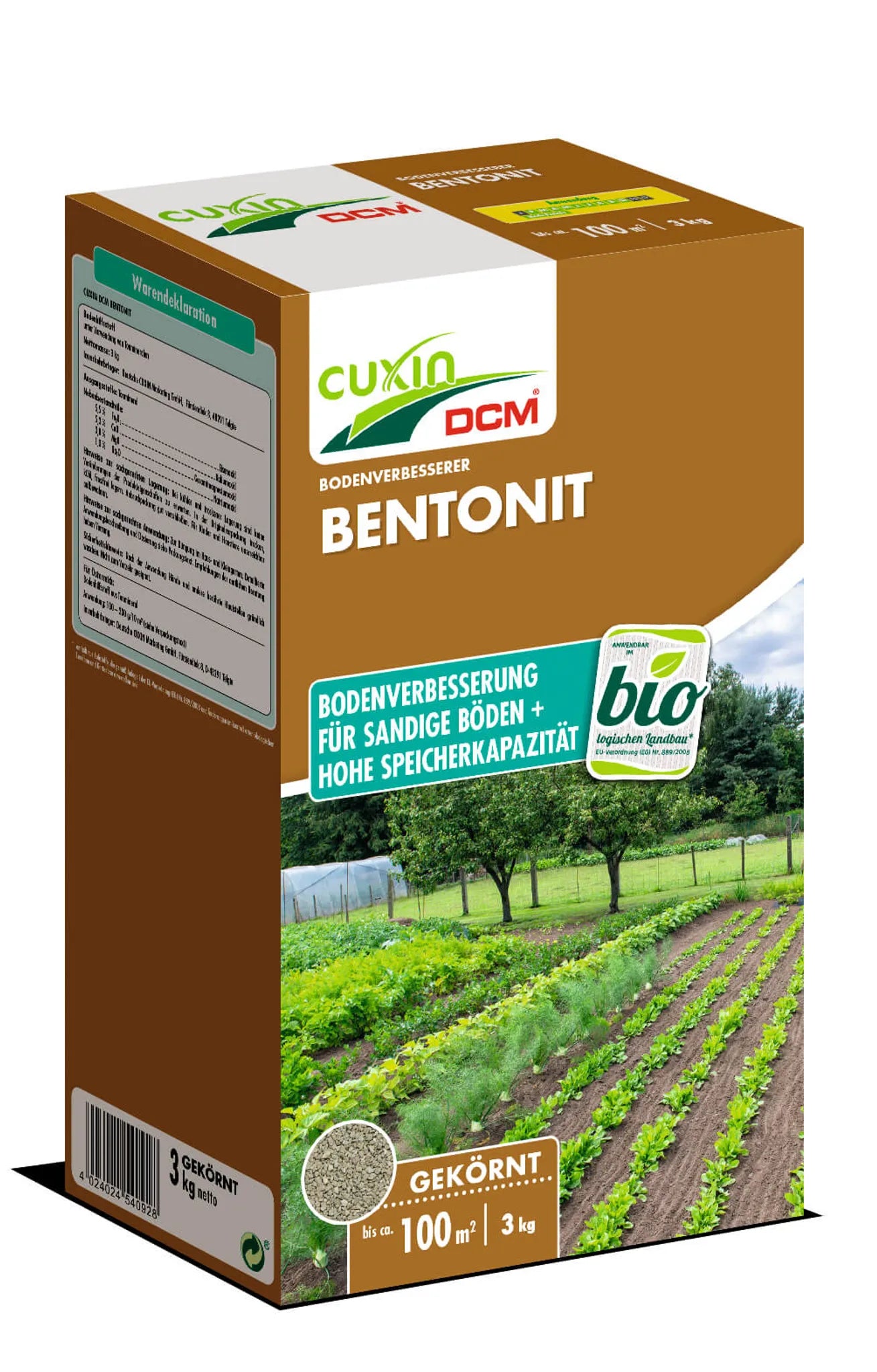 Cuxin DCM Bentonit Bodenaktiv Anti-Trockenstress - Bio