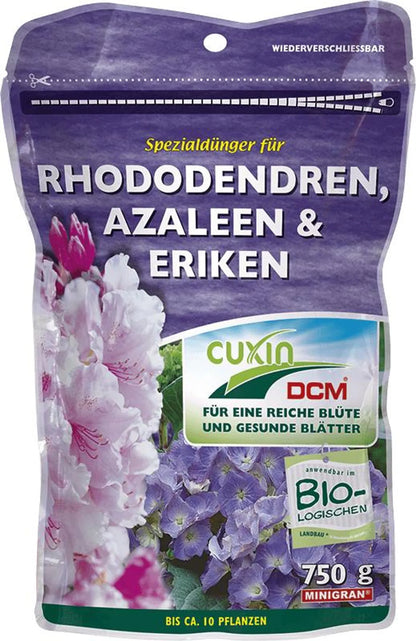 Cuxin DCM Spezialdünger für Rhododendren Azaleen & Eriken - Bio