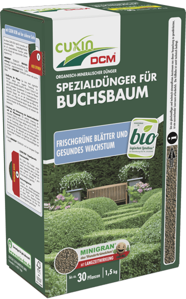 Cuxin DCM Spezialdünger für Buchsbaum - Bio