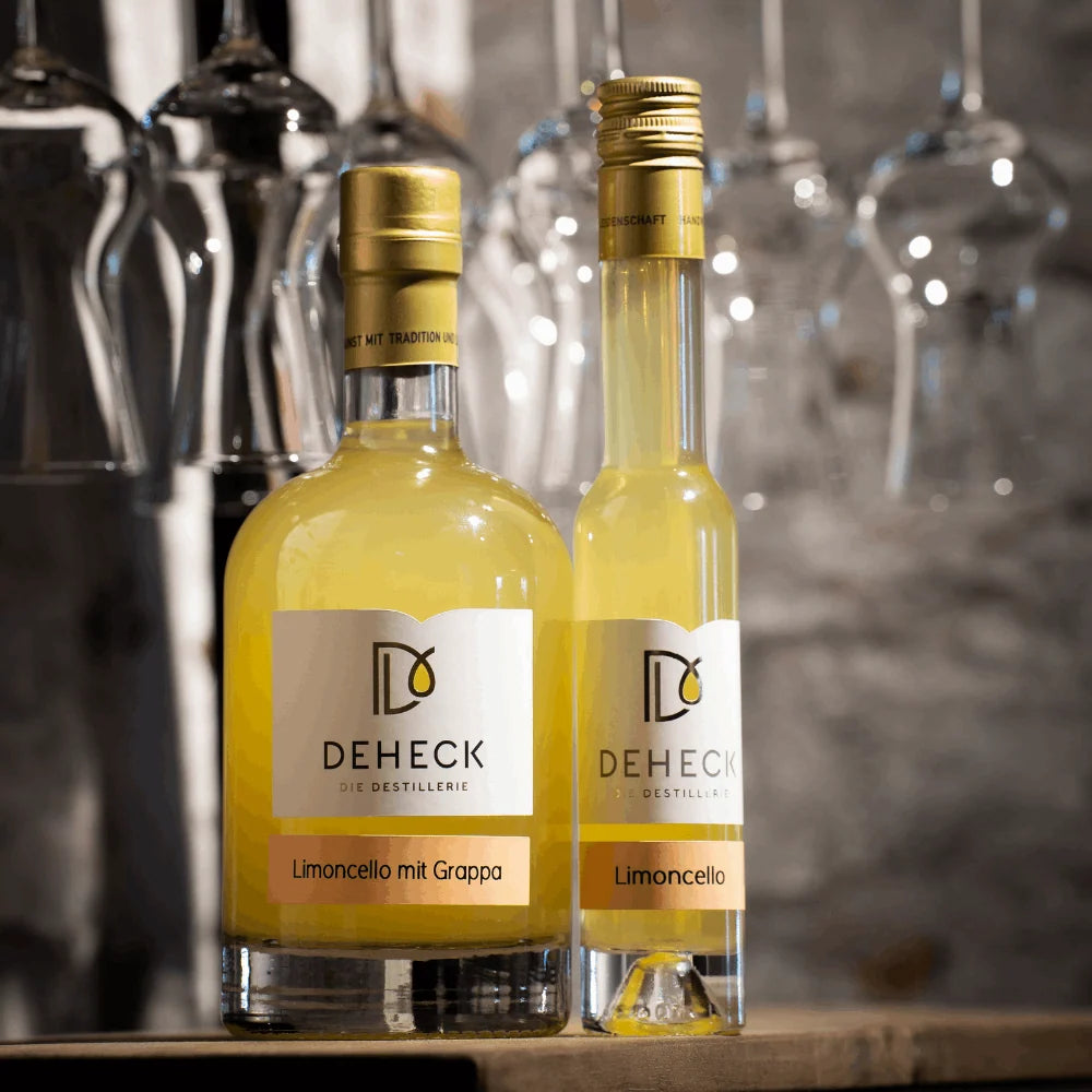 Deheck Limoncello Liqueur with Grappa