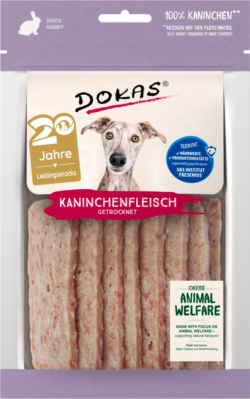 Dokas Kaninchenfleisch getrocknet 70g