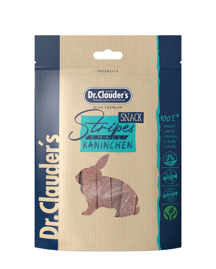 Dr.Clauders Stripe Snack Small Rabbit Meat