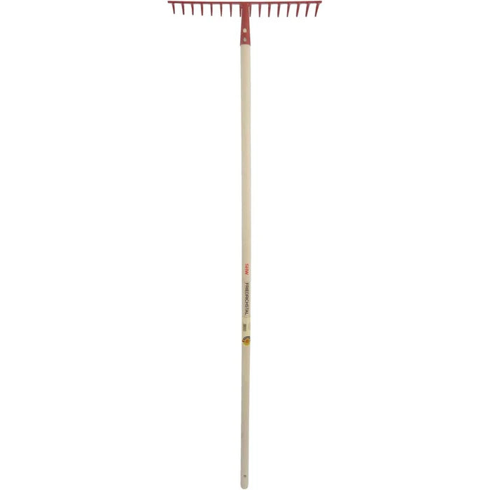 SHW Friedrichstal Garden Rake, 14 Tines with Handle 150 cm