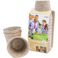 Siena GARDEN Organic Seedling Pots, 12 pieces, 11 cm diameter, round