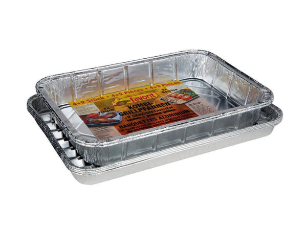 Favorite Combination Grill Pan Set 2x Vegetables 4x Meat