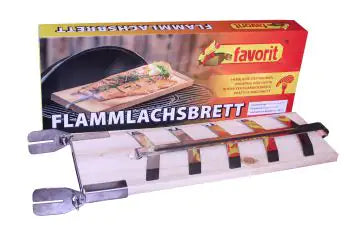 Favorit Flammlachsbrett - für Grill, Feuerschale, etc.
Schonende, traditionelle Zubereitung von Fisch
