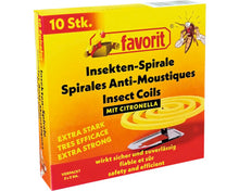 Favorit Insect Coil 10-pack, Citronella