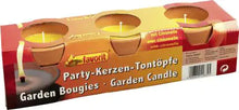 Favorite Party Candles in Terracotta Pot, Set of 3