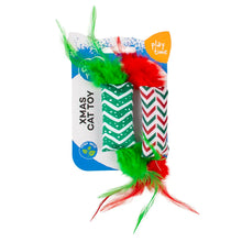 Duvo Plus Feather Toy for Cats Xmas Silky
