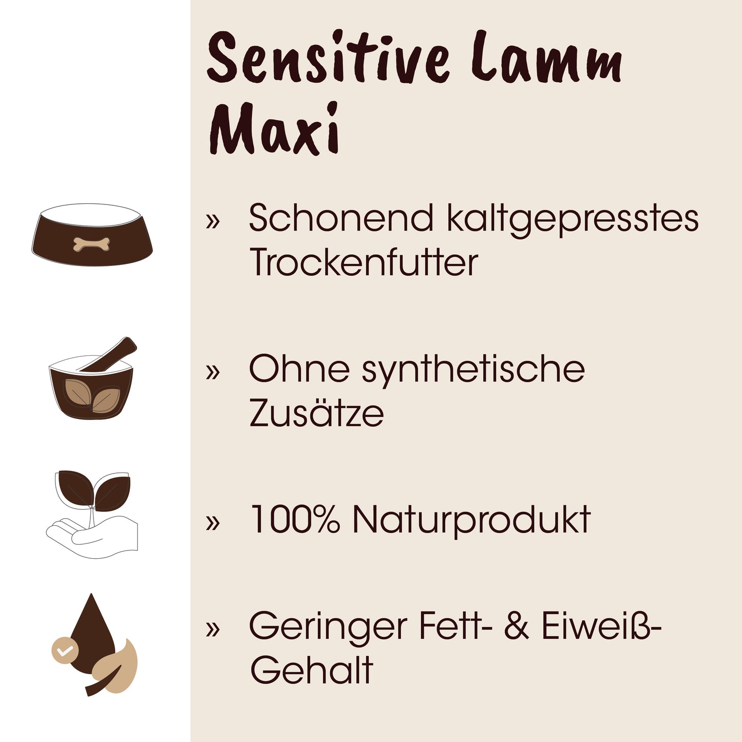 cdVet Fit-Crock Sensitive Lamm Maxi