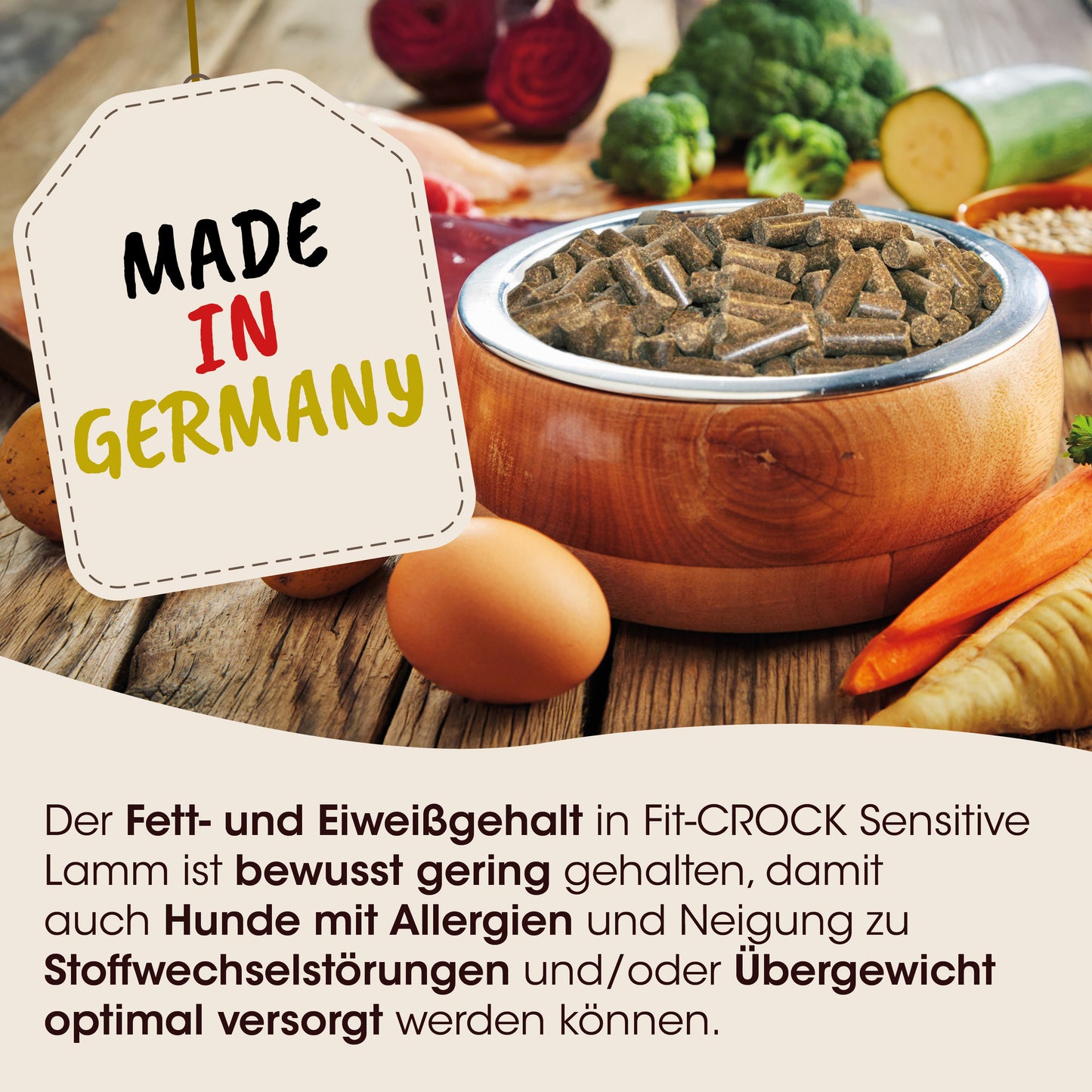 cdVet Fit-Crock Sensitive Lamm Maxi