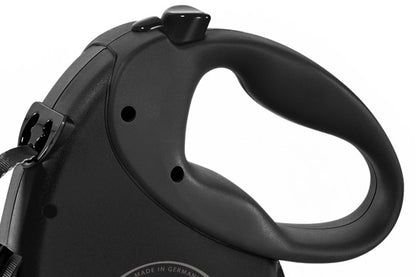 Flexi Giant BLACK EDITION L - 8 Meter Gurtleine - Für Hunde bis 50 kg