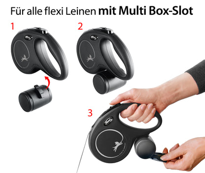 Flexi Multi Box, für Leckerlis oder Kotbeutel