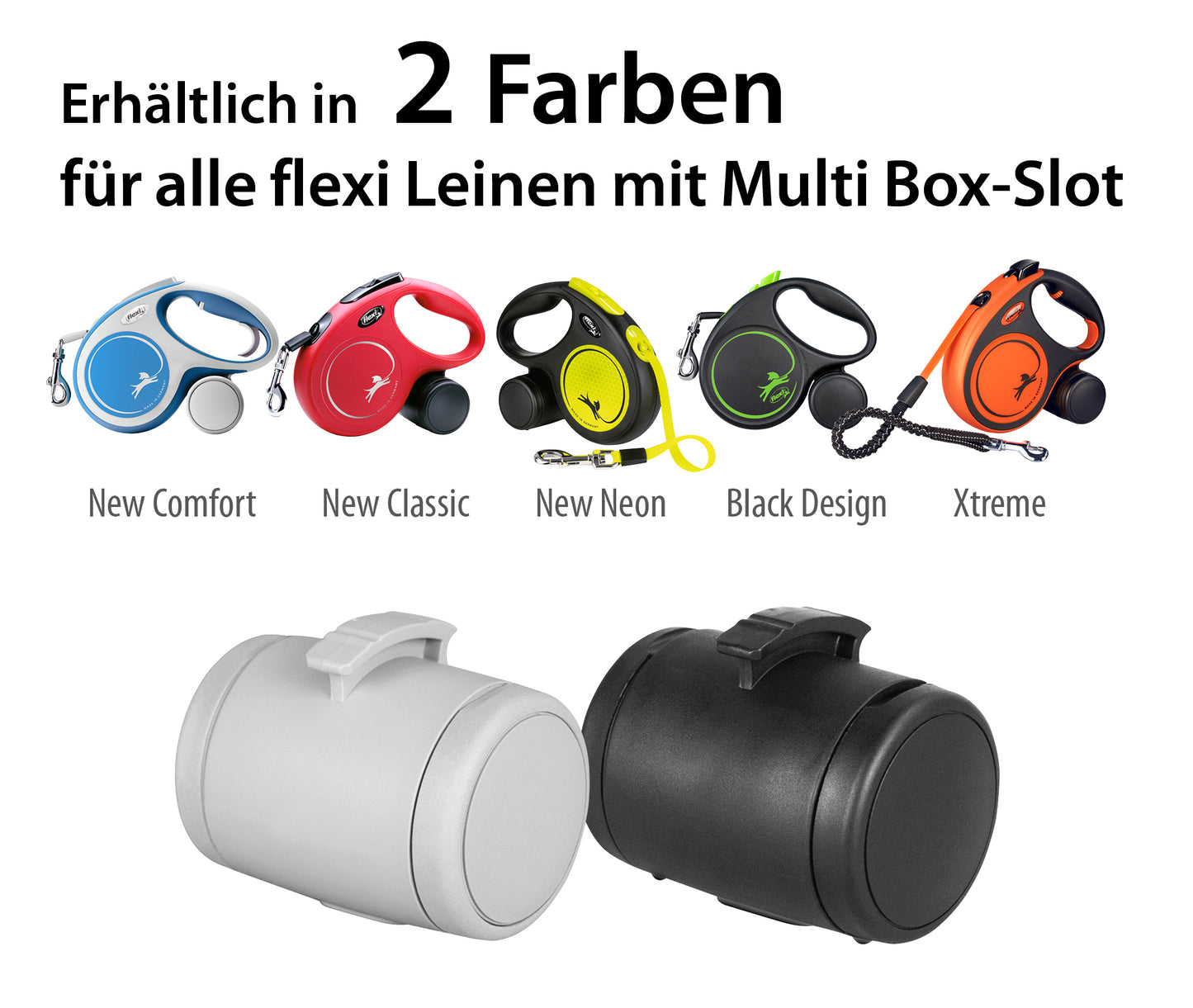 Flexi Multi Box, für Leckerlis oder Kotbeutel