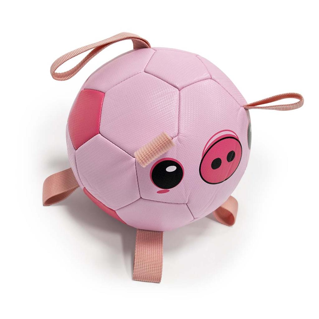 duvoplus Fußball Piggy mit Pumpe, Hundespielzeug
