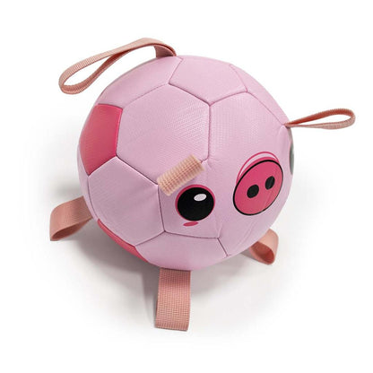 duvoplus Fußball Piggy mit Pumpe, Hundespielzeug