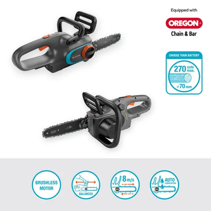 GARDENA Akku-Kettensäge PowerSaw 250/18V P4A solo