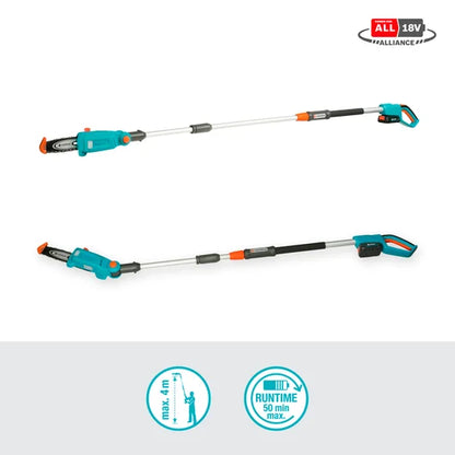 GARDENA Akku-Teleskop-Hochentaster TCS 20/18V P4A Ready-To-Use Set